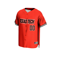 Texas Tech Red Raiders GameDay Greats NIL Pick-A-Player Baseball Lightweight Jersey - Red