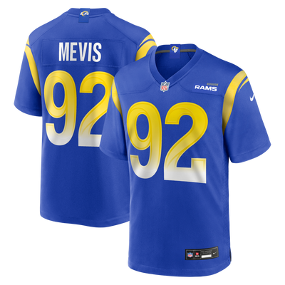 Los Angeles Rams Harrison Mevis Nike Royal Team Game Jersey