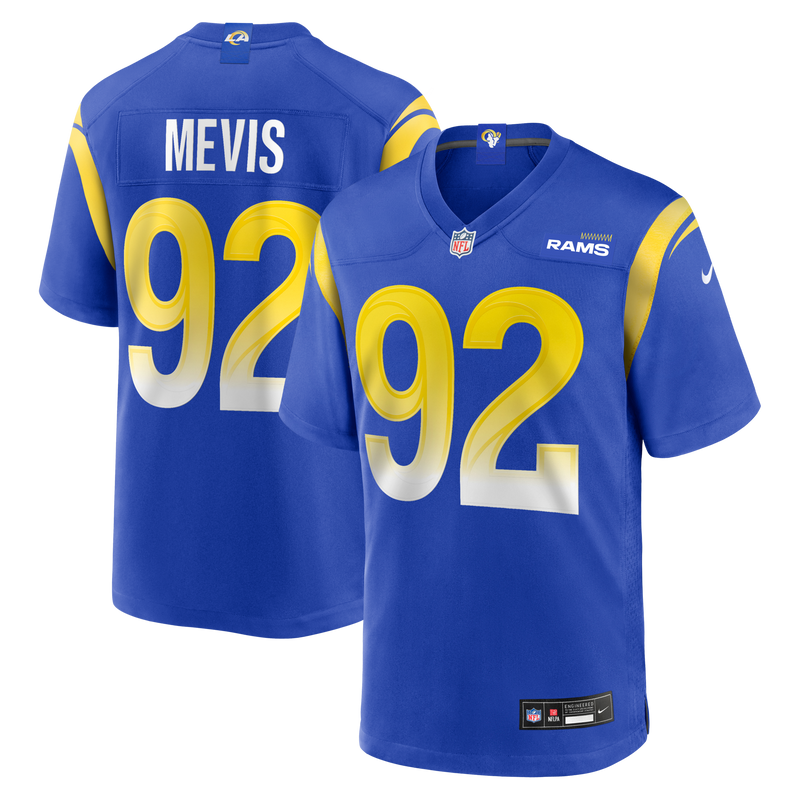 Los Angeles Rams Harrison Mevis Nike Royal Team Game Jersey