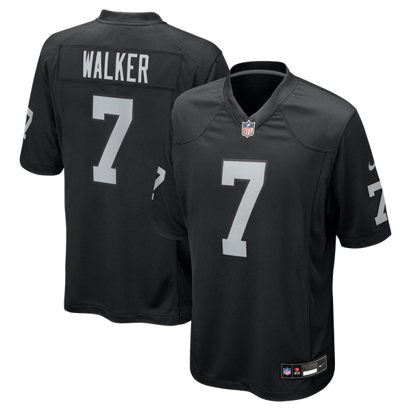 Las Vegas Raiders Quay Walker Nike Black Team Game Jersey