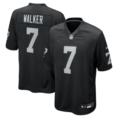 Las Vegas Raiders Quay Walker Nike Black Team Game Jersey