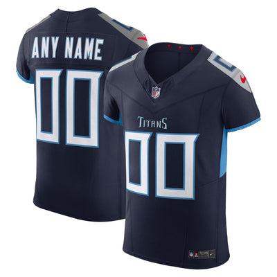 Tennessee Titans Nike Navy Vapor F.U.S.E. Elite Custom Jersey