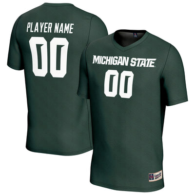Michigan State Spartans GameDay Greats NIL Pick-A-Player Soccer Jersey - Green