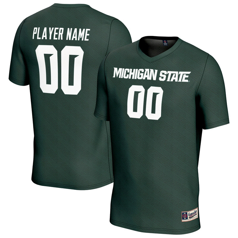 Michigan State Spartans GameDay Greats NIL Pick-A-Player Soccer Jersey - Green