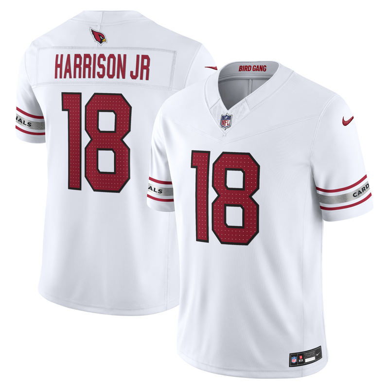 Arizona Cardinals Marvin Harrison Jr. Nike White Vapor F.U.S.E. Stitched Limited Jersey