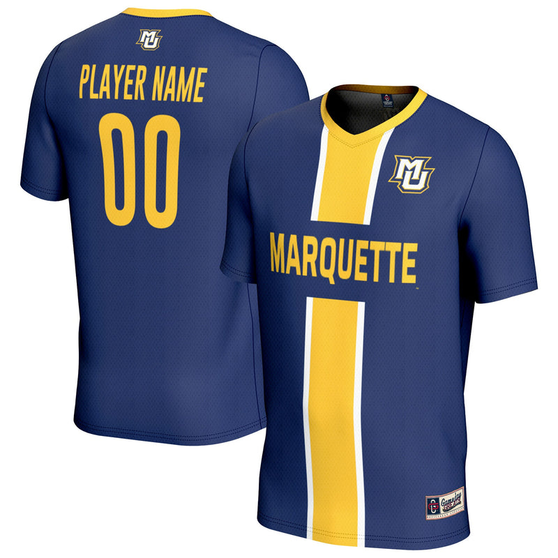 Marquette Golden Eagles GameDay Greats NIL Pick-A-Player Soccer Jersey - Navy