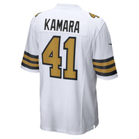 New Orleans Saints Alvin Kamara Nike White Alternate Game Jersey