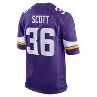 Minnesota Vikings Zavier Scott Nike Purple Team Game Jersey