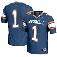 #1 Bucknell Bison GameDay Greats Endzone Football Jersey - Blue