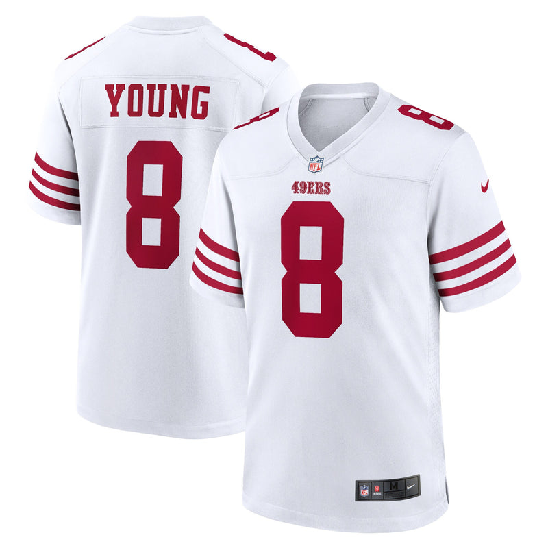 San Francisco 49ers Steve Young Nike White Retired Player Game Jersey