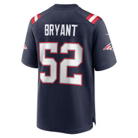 New England Patriots Marcus Bryant Nike Navy Team Game Jersey
