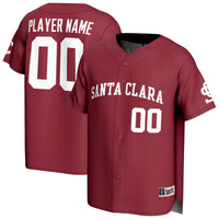 Santa Clara Broncos GameDay Greats Lightweight Collegiate Baseball NIL Pick-A-Player Fashion Jersey - Red