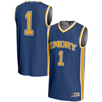#1 Emory Eagles GameDay Greats Lightweight Basketball Jersey - Blue
