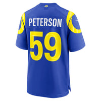 Los Angeles Rams Darryl Peterson Nike Royal Game Jersey