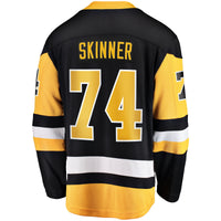 Pittsburgh Penguins Stuart Skinner Fanatics Black Home Breakaway Jersey