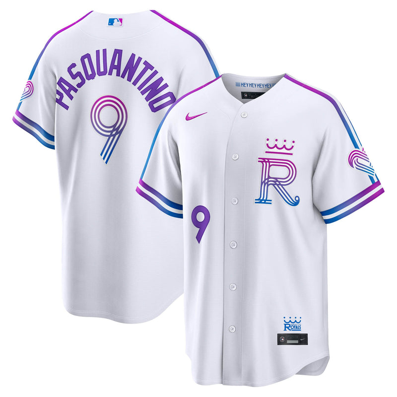 Kansas City Royals Vinnie Pasquantino Nike White 2026 City Connect Stadium Jersey