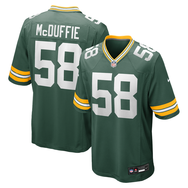 Green Bay Packers Isaiah McDuffie Nike Green Game Jersey