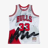 Chicago Bulls Mitchell & Ness Scottie Pippen 1997 Hyper Hoops Swingman Jersey - White