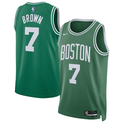 Boston Celtics Nike Replica Icon Swingman Jersey - - Jaylen Brown