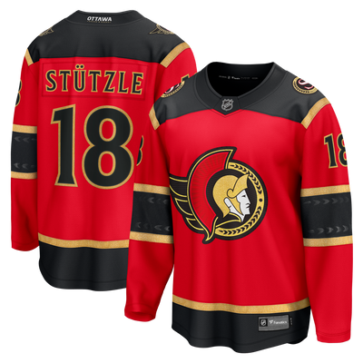 Ottawa Senators Tim Stutzle Fanatics Red Alternate Breakaway Jersey