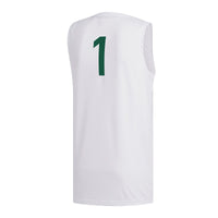 #1 Miami Hurricanes adidas Replica Basketball Jersey - White