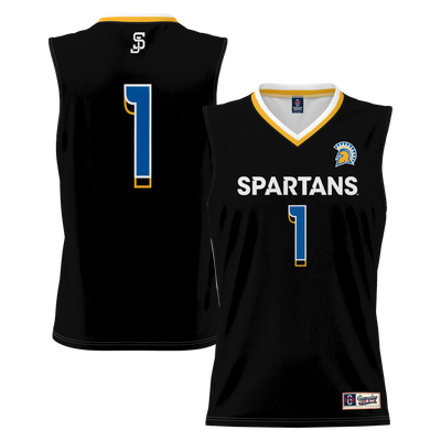 #1 San Jose State Spartans GameDay Greats Lightweight Basketball Jersey - Black