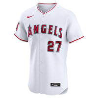 Los Angeles Angels Mike Trout Nike White Home Elite Player Jersey