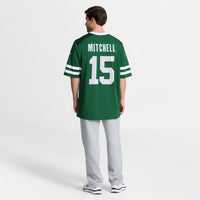 New York Jets Adonai Mitchell Nike Legacy Green Team Game Jersey