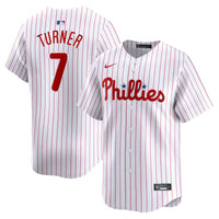 Philadelphia Phillies Trea Turner Nike White Home Limited Player Jersey