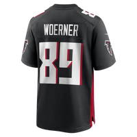 Atlanta Falcons Charlie Woerner Nike Black Game Jersey