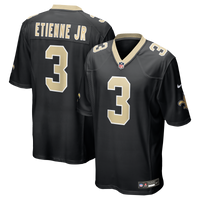 New Orleans Saints Travis Etienne Jr Nike Black Game Jersey