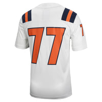 #77 Illinois Fighting Illini Nike Untouchable Football Jersey – White