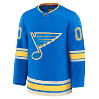 St. Louis Blues Fanatics Blue Alternate Premium Custom Jersey
