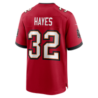 Tampa Bay Buccaneers Josh Hayes Nike Red Game Jersey
