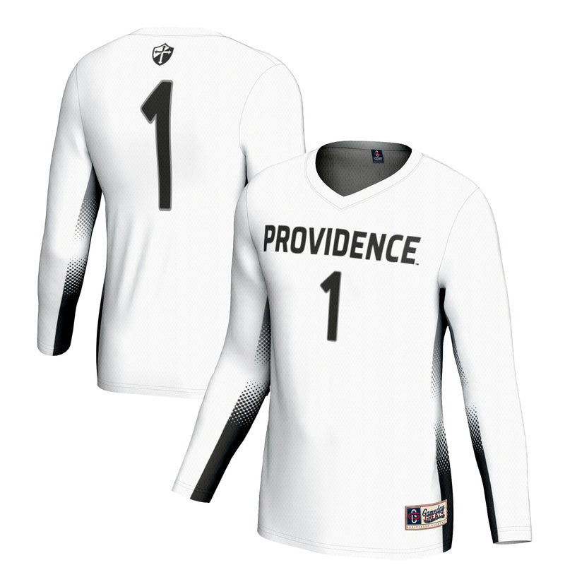 #1 Providence Friars GameDay Greats Lightweight Volleyball Jersey - White