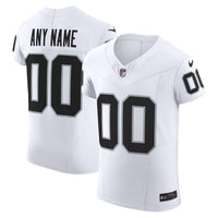 Las Vegas Raiders Nike White Vapor F.U.S.E. Elite Custom Jersey