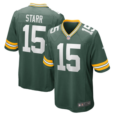 Green Bay Packers Bart Starr Nike Green Retired Player Game Jersey