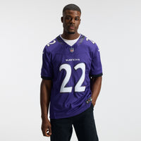 Baltimore Ravens Derrick Henry Nike Purple Team Vapor F.U.S.E. Stitched Limited Jersey