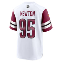 Washington Commanders Jer'Zhan Newton Nike White Game Jersey