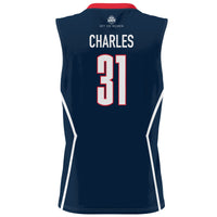 Tina Charles UConn Huskies GameDay Greats Lightweight Basketball Alumni Jersey - Navy