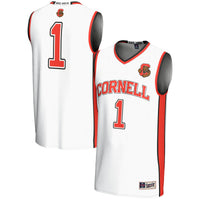 #1 Cornell Big Red GameDay Greats Lightweight Basketball Jersey - White