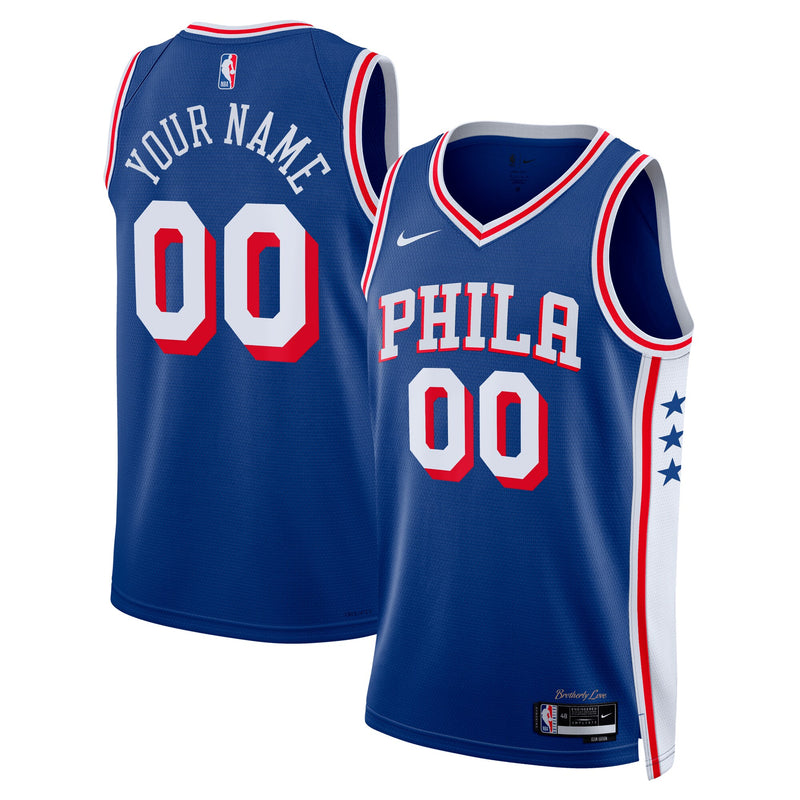 Philadelphia 76ers Nike Icon Swingman Jersey - Custom -