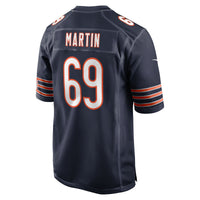 Chicago Bears Jeremiah Martin Nike Navy Team Game Jersey