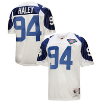 Dallas Cowboys 1994 Charles Haley Mitchell & Ness White Authentic Throwback Retired Player Jersey
