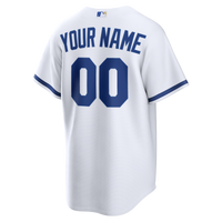 Kansas City Royals Nike White Home Replica Custom Jersey