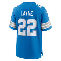 Detroit Lions Bobby Layne Nike Blue Retired Player Game Jersey
