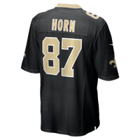 New Orleans Saints Joe Horn Nike Black Game Retired Player Jersey