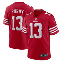 San Francisco 49ers Brock Purdy Nike Scarlet Game Player Jersey