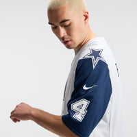 Dallas Cowboys Dak Prescott Nike White Alternate Game Team Jersey