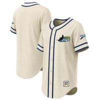Tampa Bay Rays Stitches Natural Throwback Fashion Jersey